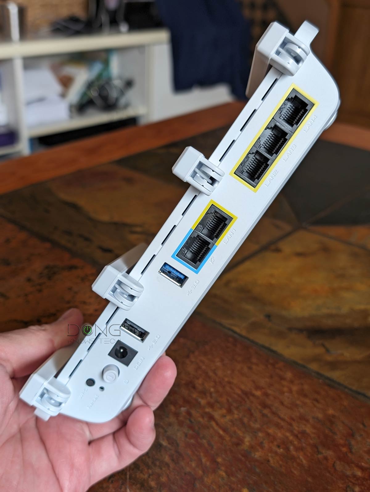 Asus ExpertWiFi EBR63 Review: A Surprisingly Capable Wi-Fi 6 Router 6 Asus ExpertWiFi EBR63 ports