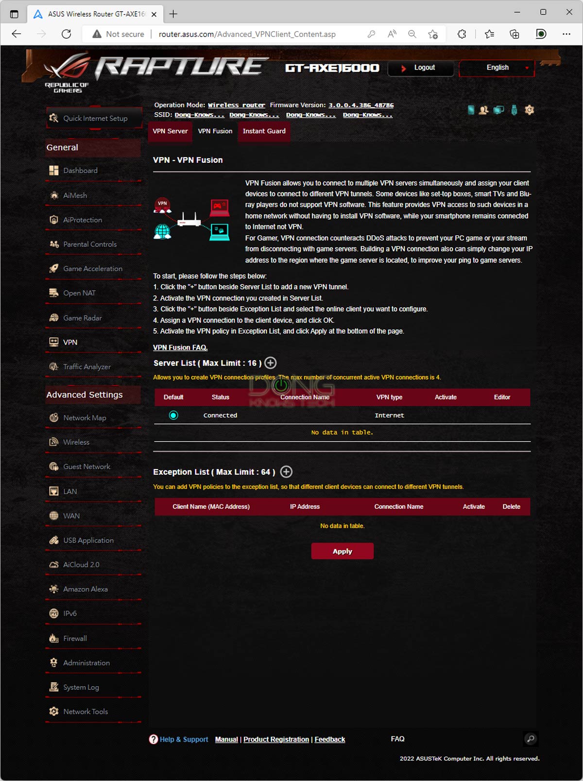 AsusWRT Firmware vs. AsusWRT-Merlin, Explained: Everything Behind the Routers' Wi-Fi "Magic" 11 Asus GT-AX16000 VPN