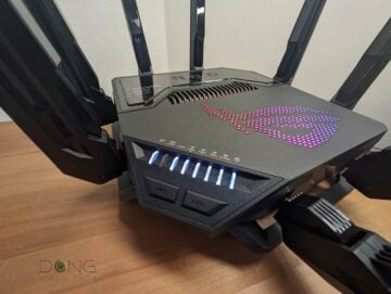 Asus GT-BE98 Pro Gaming Router with Aura light