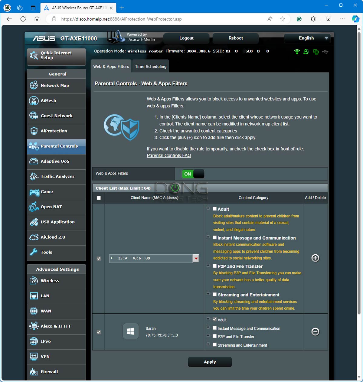 Online Parental Control: What It Is and Why You Shouldn't Pick a Router Based on It 5 Asus Router Parental Controls
