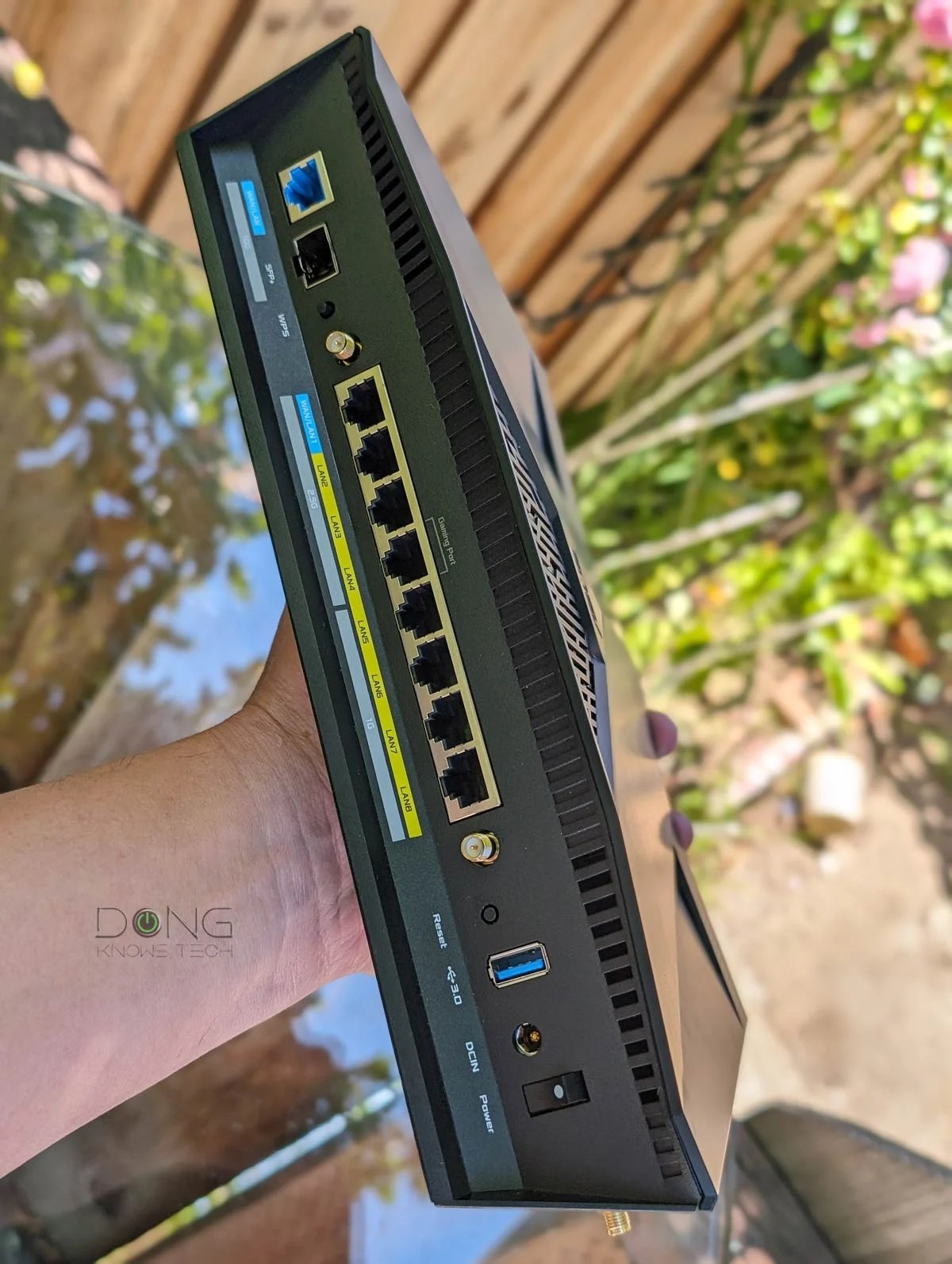 Asus RT-BE88U Review: A Straightforward and Powerful dual-band Wi-Fi 7 Router 11 Asus RT-BE88U Wi-Fi 7 Router Back