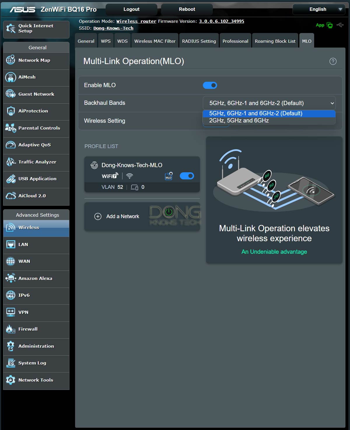 Asus ZenWiFi BQ16 Pro Review (vs. TP-Link Deco BE95): The Top-Tier and Highly Anticipated Wi-Fi 7 Mesh System is Totally Worth the Wait 10 Asus ZenWiFi BQ16 Pro MLO Options