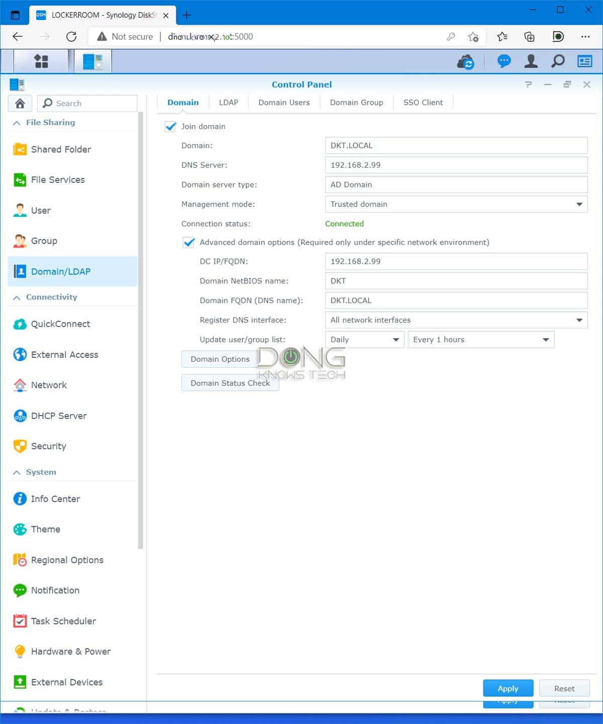 Synology DSM 7 Hands-on Review (vs. DSM 6): A New and (Mostly) Great 21 DSM 6 Domain LDAP
