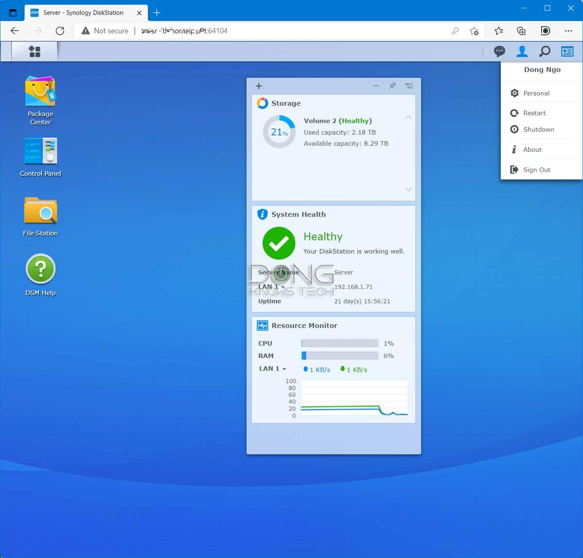 Synology DSM 7 Hands-on Review (vs. DSM 6): A New and (Mostly) Great 11 DSM 6 2 Desktop
