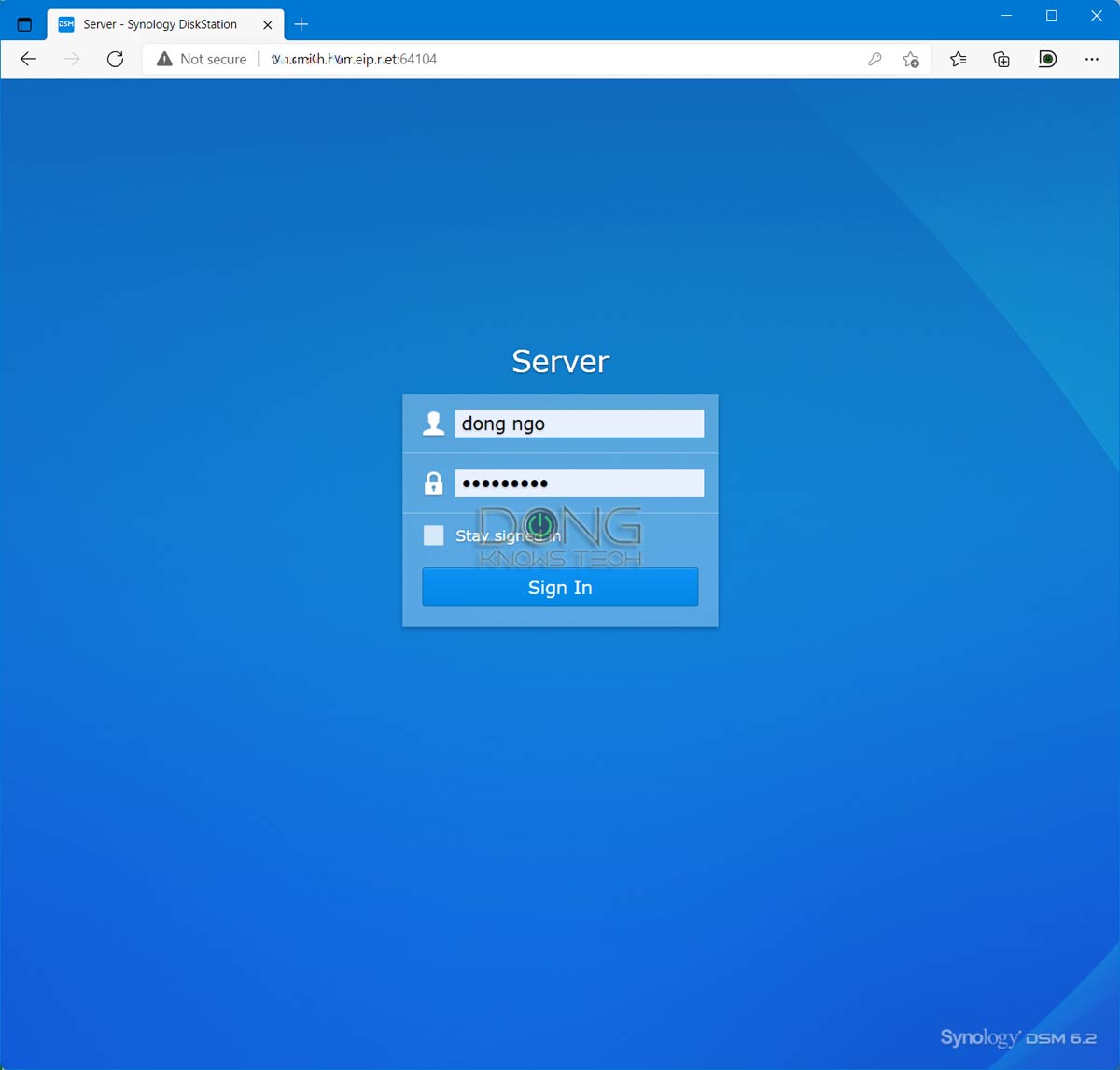 Synology DSM 7 Hands-on Review (vs. DSM 6): A New and (Mostly) Great 9 DSM 6 2 Log in Screen