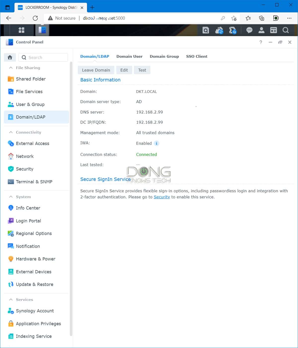 Synology DSM 7 Hands-on Review (vs. DSM 6): A New and (Mostly) Great 20 DSM 7 Domain LDAP