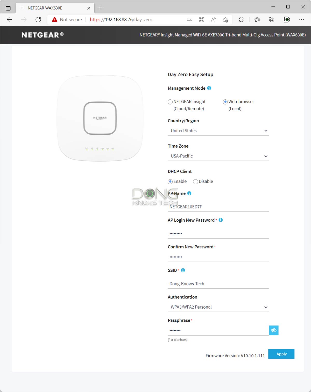 Netgear WAX630E Review: An Excellent Wi-Fi 6E tri-band PoE Access Point 12 Negear WAX630E Initial Setup