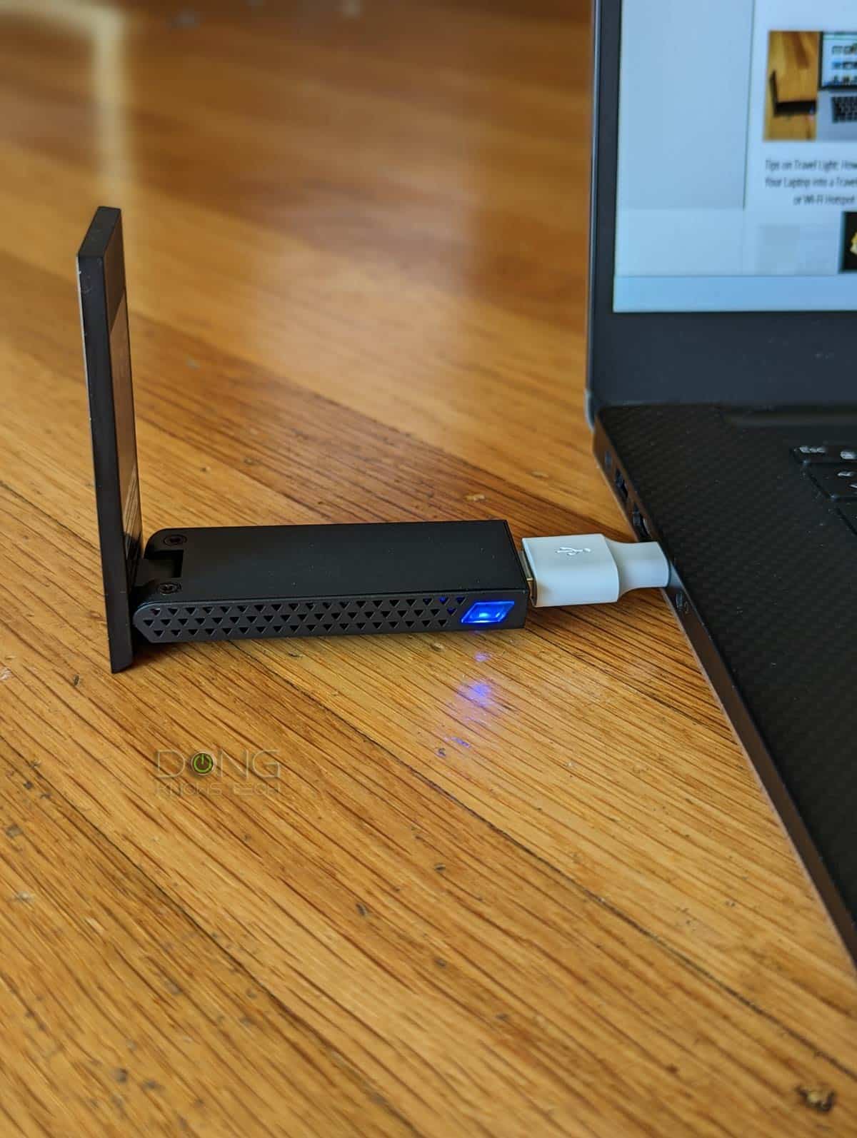 Netgear A8000 Review: A Simple and Effective USB Wi-Fi 6/6E Upgrade 3 Netgear A8000 Wi-Fi 6E Adapter with USB C Adapter
