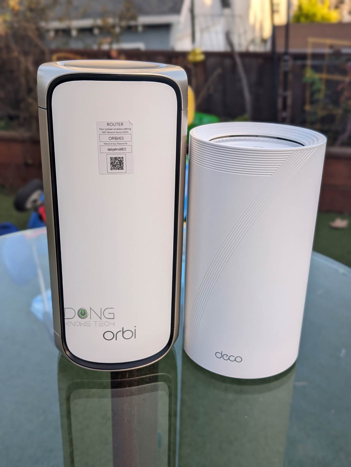 Netgear Orbi 970 Series (RBE973S) Review (vs. TP-Link Deco BE85): A Tiring Mixed Bag of Complicated Wi-Fi, Real Multi-Gigabit, and a Major Sticker Shock 4 Netgear Orbi RBE971 vs. TP-Link Deco BE85