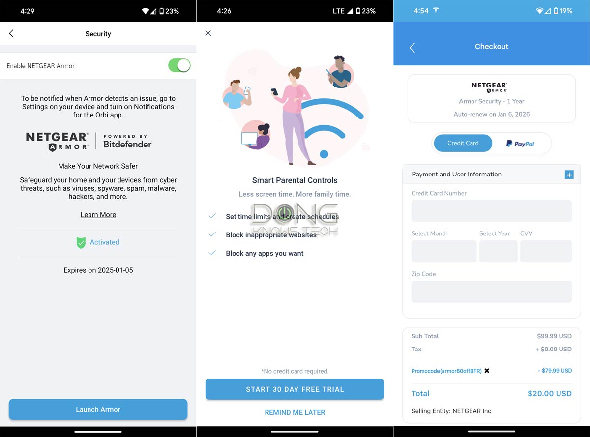 Netgear Orbi 970 Series (RBE973S) Review (vs. TP-Link Deco BE85): A Tiring Mixed Bag of Complicated Wi-Fi, Real Multi-Gigabit, and a Major Sticker Shock 17 Orib App Upselling
