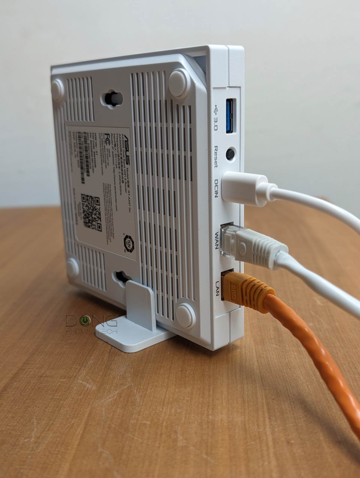 Asus RT-AX57 Go Review (vs. Netgear M6 Pro): An Impressive Little Wi-Fi 6 Travel Router 19 The Asus RT-AX57 Go being tested