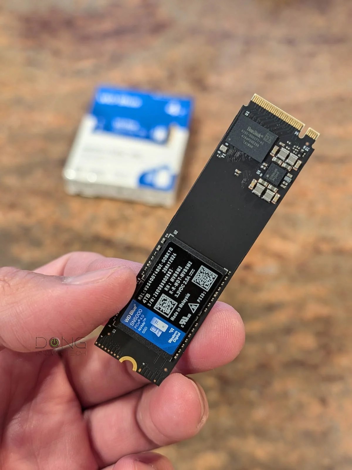 Western Digital WD Blue SN5000 4TB Review (vs. SN580): A Solid PCIe 4.0 Entry-Level NVMe SSD 5 WD Blue SN5000 front