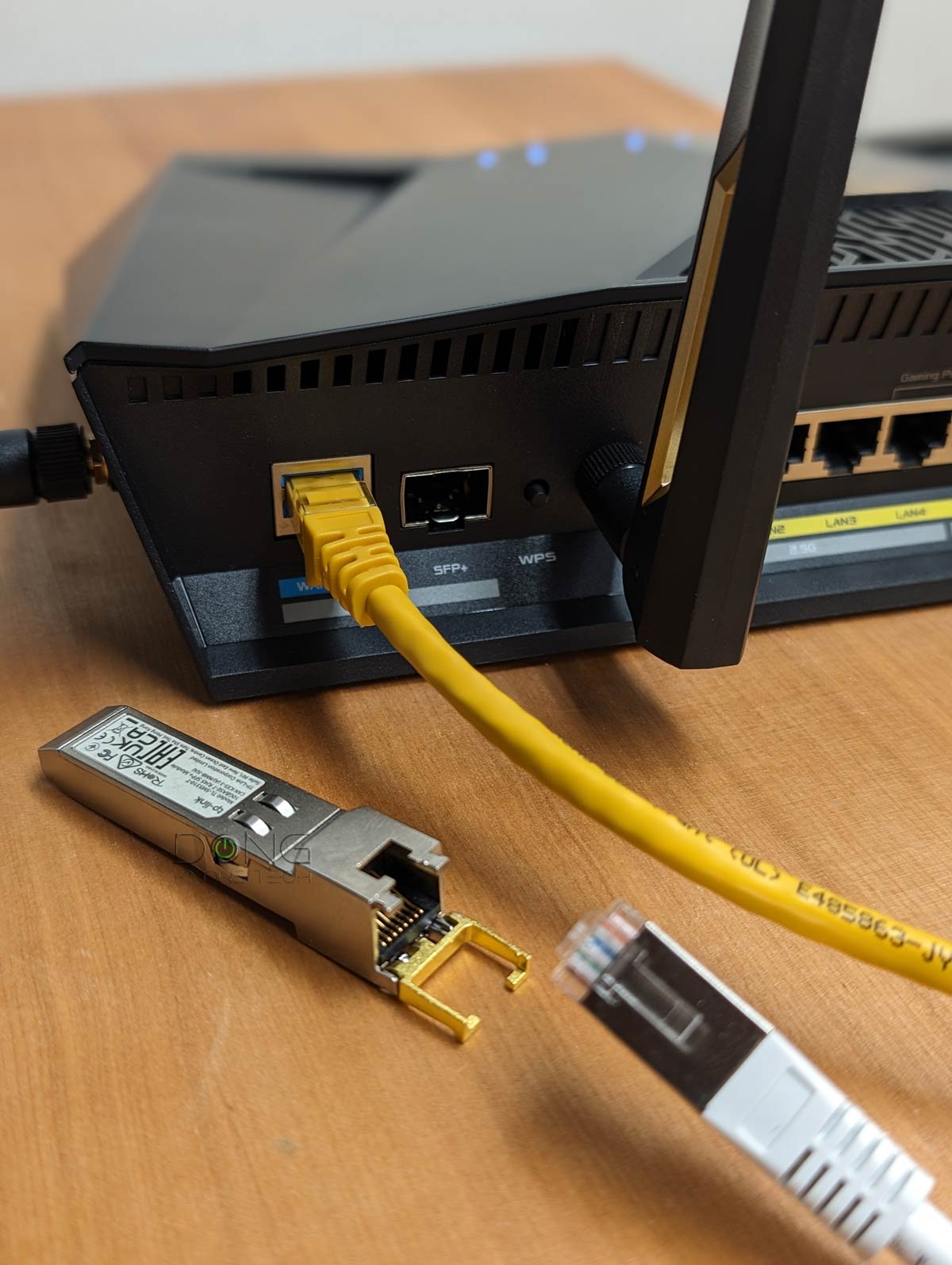 Asus RT-BE88U Review: A Straightforward and Powerful dual-band Wi-Fi 7 Router 16 You need a SFP+ to BASE-T adapter to use the Asus RT-BE88U with two 10GBASE-T devices